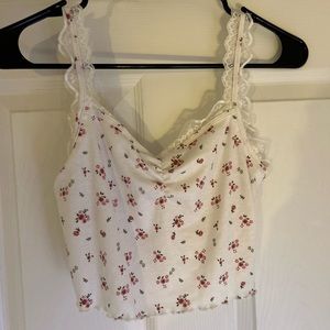 Floral Lace trim Cami